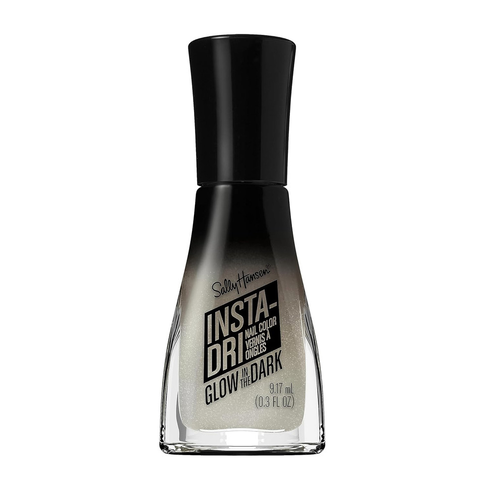 Sally Hansen Insta-Dri Nail Polish - Glow In The Dark Collection, Bat To The Bone - 0.31 Fl Oz