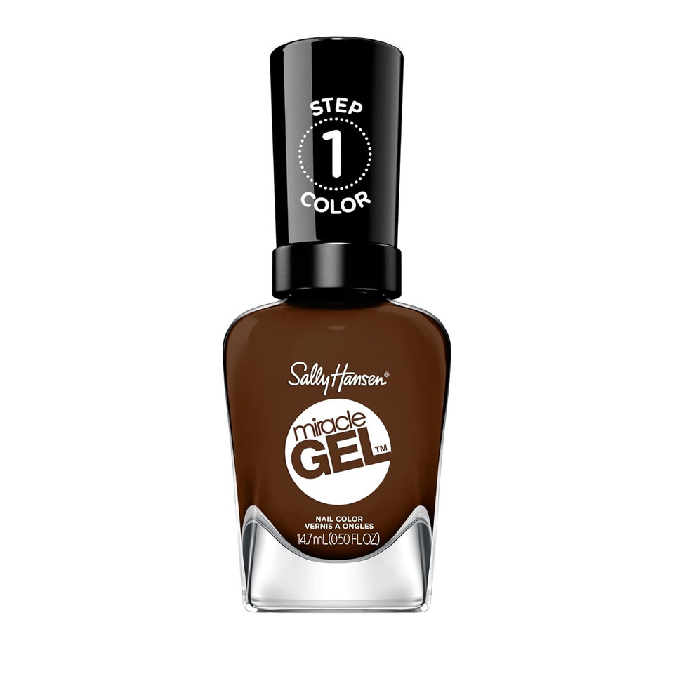 Sally Hansen Miracle Gelã¢Â, Been There, Dune That, Long Lasting, Gel-Like Formula, No Uv Lamp Needed, Brown Nail Polish