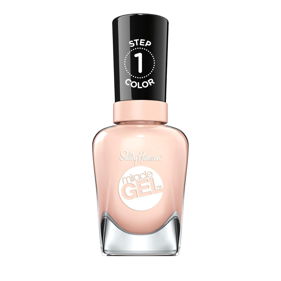 Sally Hansen Miracle Gelã¢Â, Sheer Happiness, Long Lasting, Gel-Like Formula, No Uv Lamp Needed, Pink Nail Polish