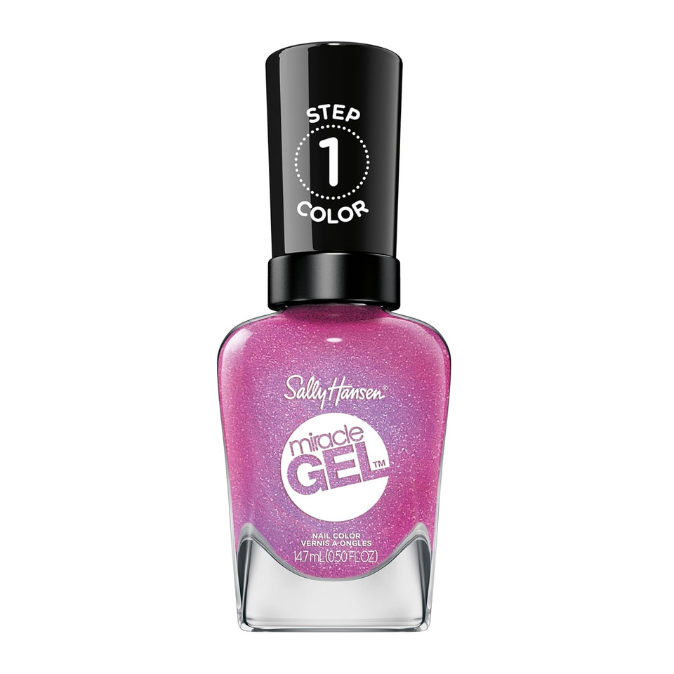 Sally Hansen Miracle Gelã¢Â, Quartz And Kisses, Long Lasting, Gel-Like Formula, No Uv Lamp Needed, Pink Nail Polish