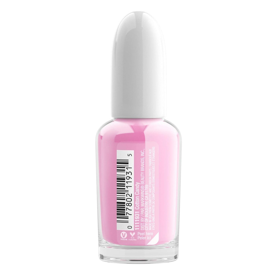 Wet N Wild Fast Dry Af Nail Polish Color, Light Pink Cotton Candy | Quick Drying - 40 Seconds | Long Lasting - 5 Days, Shine