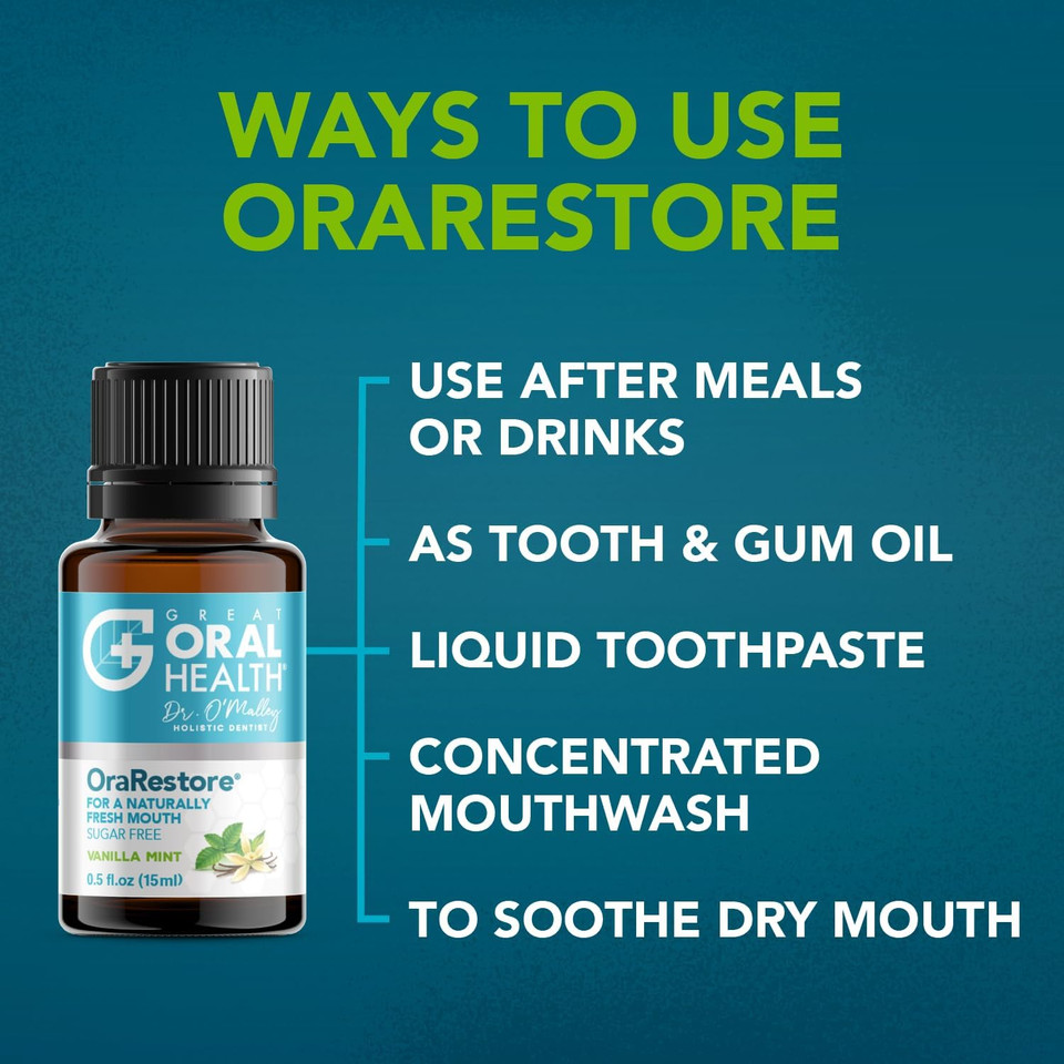 Orarestore Bad Breath Treatment For Adults Halitosis: Dentist Formulated Oral Rinse Concentrate Tooth Oil Liquid Toothpaste, Fresh Breath Mouthwash For Dry Mouth, Oral Care, Healthy Gums & Teeth 15Ml Orarestore Bad Breath Treatment For Adults Halitosis: Dentist Formulated Oral Rinse Concentrate Tooth Oil Liquid Toothpaste, Fresh Breath Mouthwash For Dry Mouth, Oral Care, Healthy Gums & Teeth 15Ml