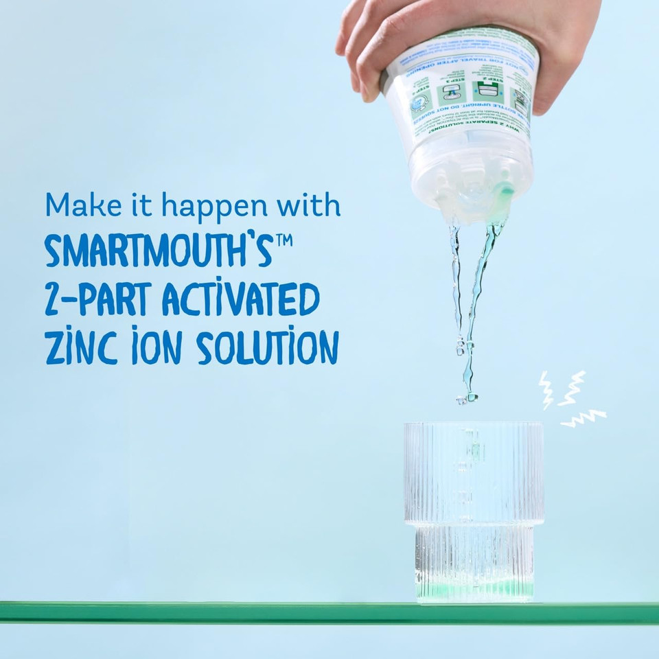 Smartmouth Dds Activated Clinical Mouthwash & Original Activated Mouthwash - Adult Mouthwash For Fresh Breath - Clean Mint Flavor (Clinical) & Fresh Mint Flavor (Original), 16 Fl Oz Each Smartmouth Dds Activated Clinical Mouthwash & Original Activated Mouthwash - Adult Mouthwash For Fresh Breath - Clean Mint Flavor (Clinical) & Fresh Mint Flavor (Original), 16 Fl Oz Each