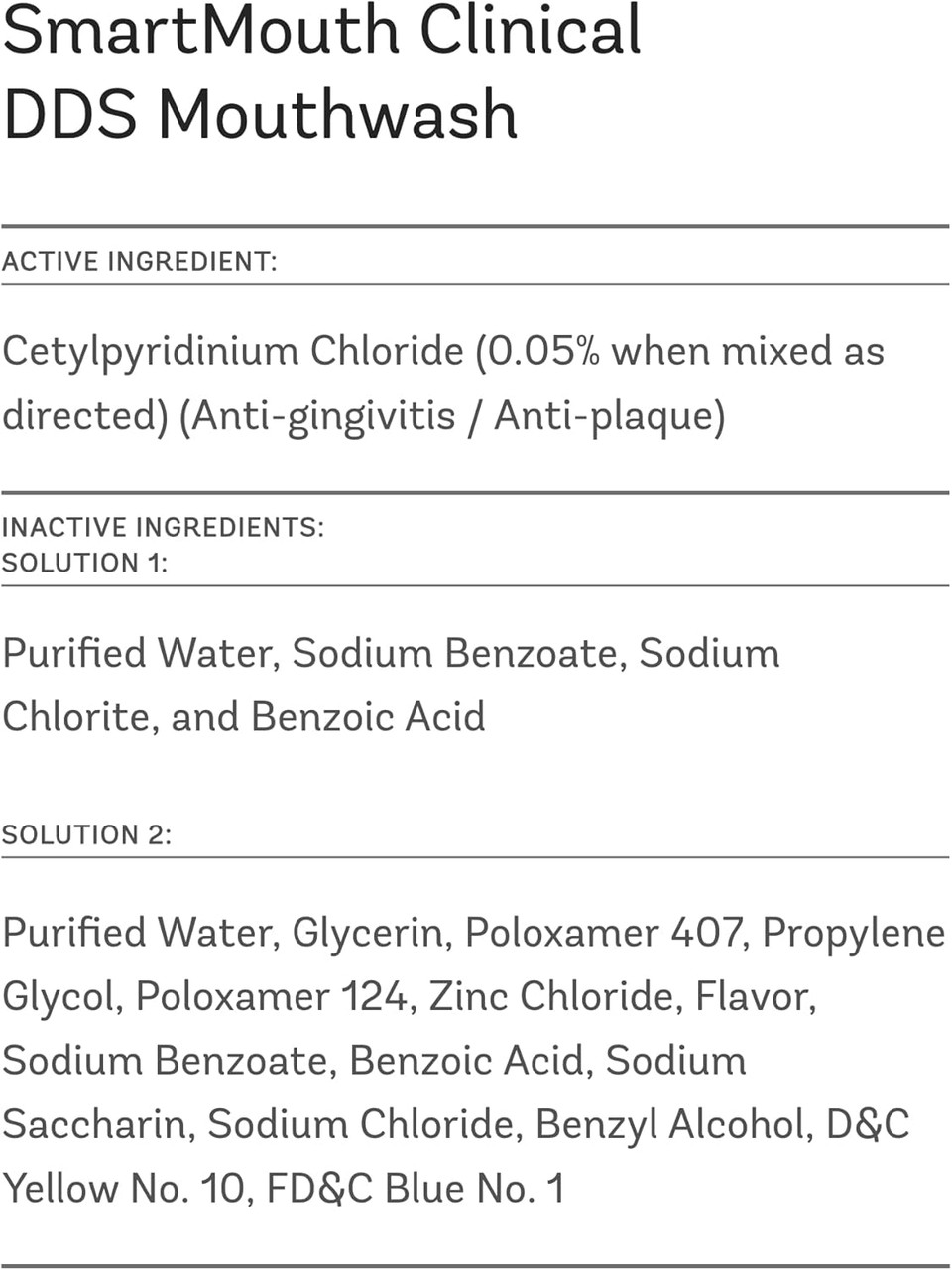 Smartmouth Dds Activated Clinical Mouthwash - Adult Mouthwash For Fresh Breath - Clinical Strength Mouthwash For Gum Health, Gingivitis & More - Clean Mint Flavor, 16 Fl Oz (2 Pack) Smartmouth Dds Activated Clinical Mouthwash - Adult Mouthwash For Fresh Breath - Clinical Strength Mouthwash For Gum Health, Gingivitis & More - Clean Mint Flavor, 16 Fl Oz (2 Pack)