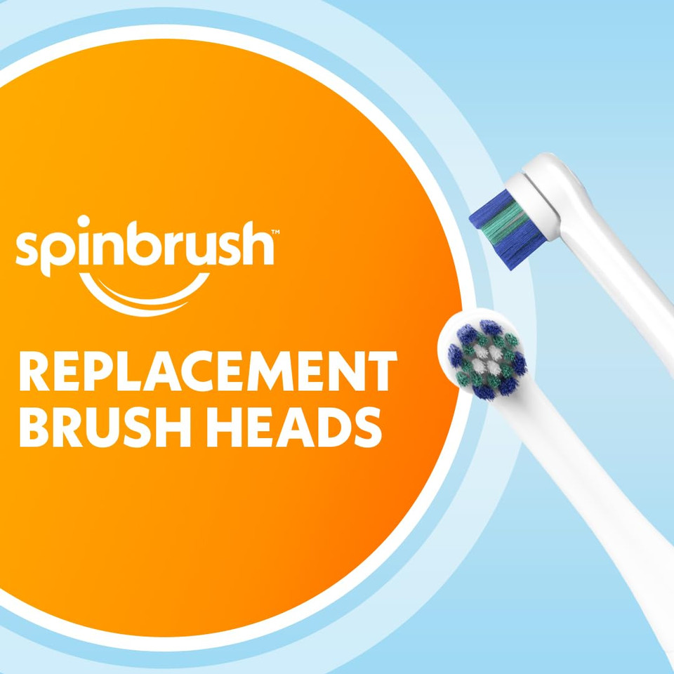 Spinbrush Kids Replacement Heads, Soft Bristles, 2-Pack Spinbrush Kids Replacement Heads, Soft Bristles, 2-Pack