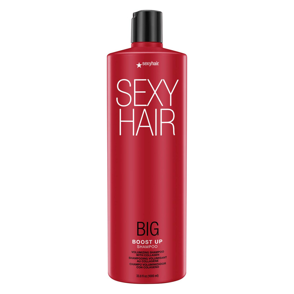 Sexyhair Big Boost Up Volumizing Shampoo/Conditioner With Collagen | 20% More Volume | Sls And Sles Sulfate Free | All Hair Types