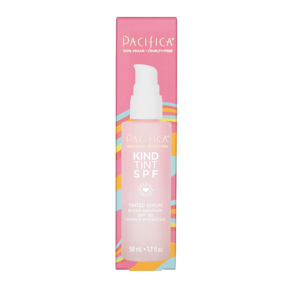 Pacifica Beauty Kind Tint Spf 30 Tinted Serum, Broad Spectrum Uva/Uvb Sun Protection, Mineral Sunscreen With Zinc Oxide, Vegan Collagen, Makeup Primer, Moisturizer, Vegan, 1.7 Fl Oz (1 Count)