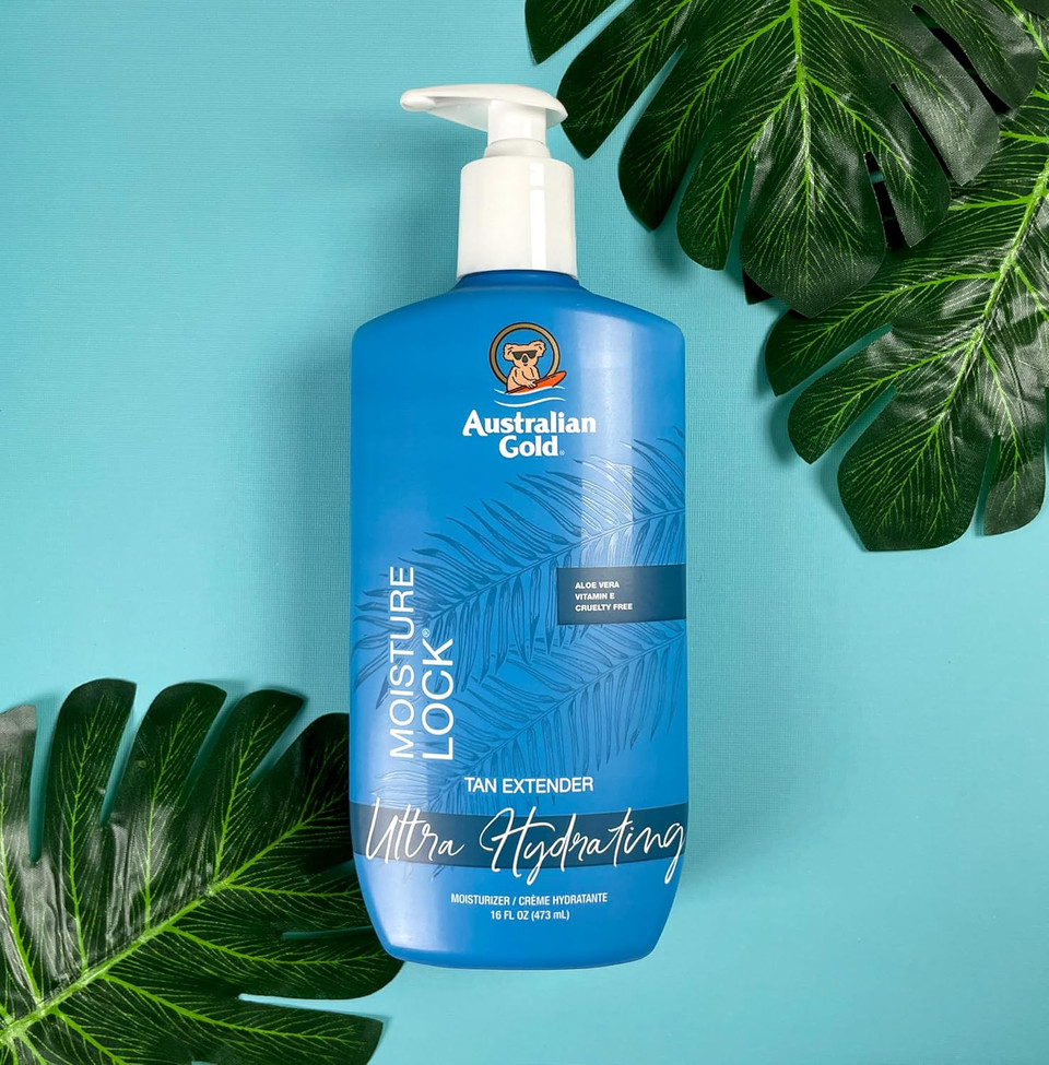 Australian Gold Aloe Vera Freeze Gel With Lidocaine Moisture Lock Tan Extender Lotion, Aftersun Bundle