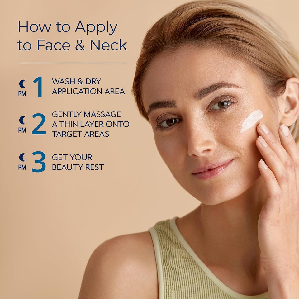 Plexaderm 15 Ml Night Time Collagen Serum For Firmer, Fuller, More Youthful Looking Skin, Anti-Aging Collagen & Peptide Serum For Women & Men, Paraben-Free, Developed In The Usa