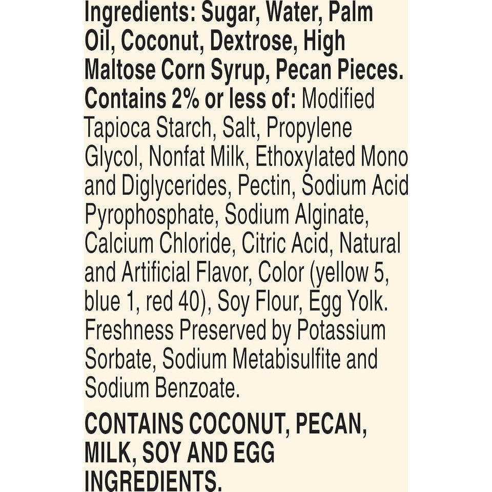 Betty Crocker Gluten Free Rich & Creamy Coconut Pecan Frosting, 15.5 Oz