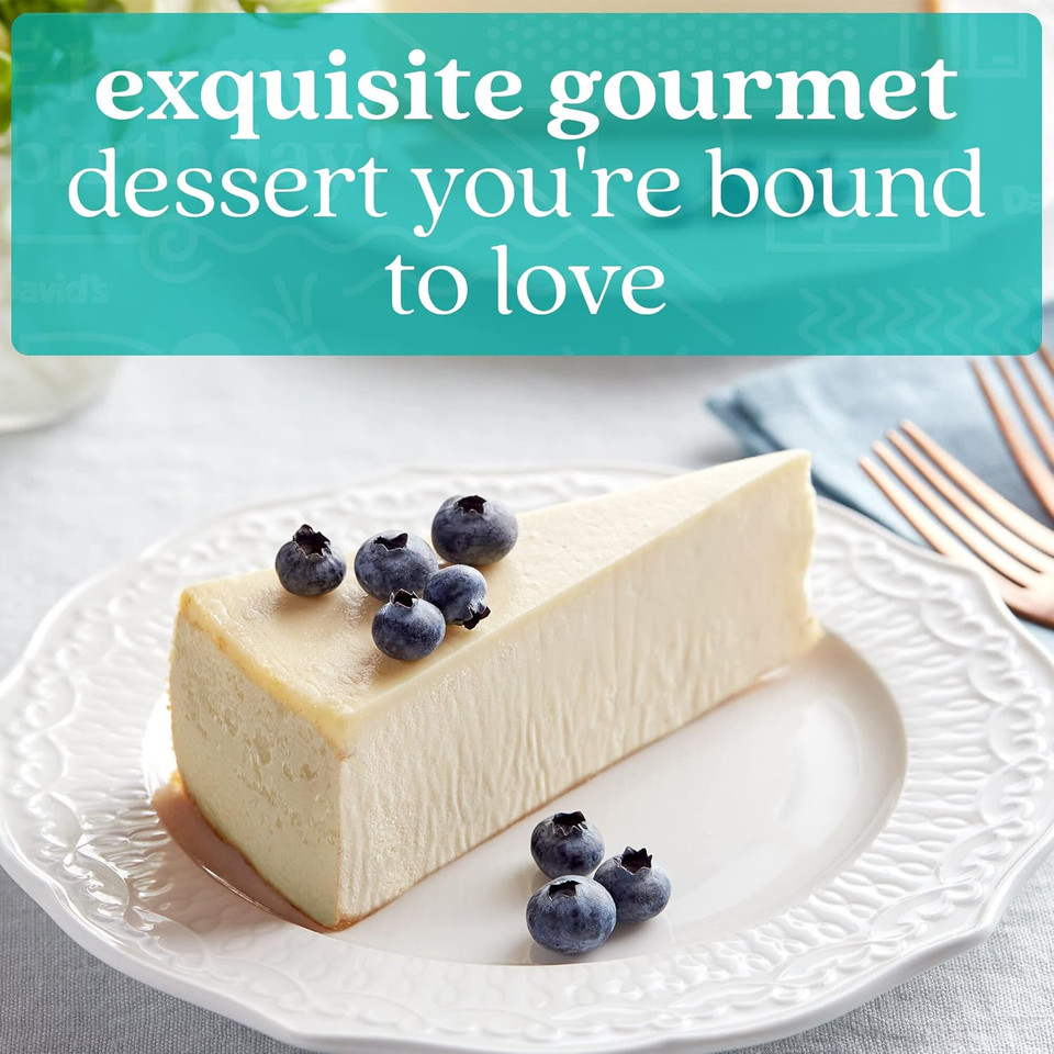 Davidã¢ÂS Cookies Dreamy Cheesecake 10ÃÂ With 14 Servings - No Added Sugar Fresh Bakery Dessert - Quality Cakes For Delivery - Great Birthday Gift Idea