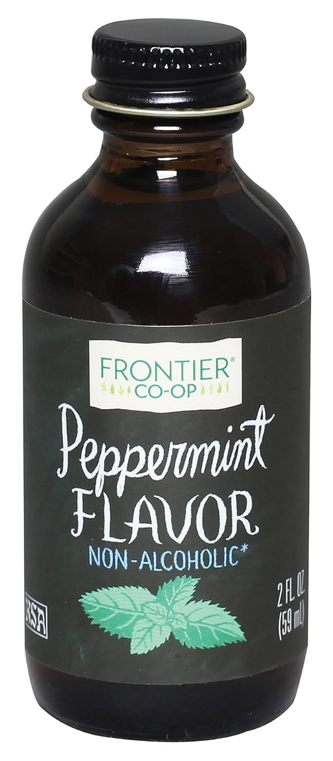 Frontier Co-Op Organic Almond Extract, 2 Ounce Glass Jar, Warm Sugar-Free Vegan Flavor For Desserts, Coffee And Smoothies