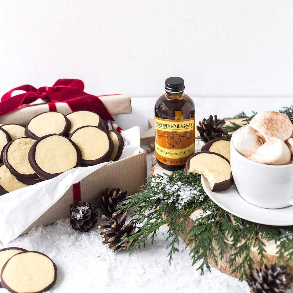 Nielsen-Massey Pure Almond Extract For Baking And Cooking 4 Ounce Bottle