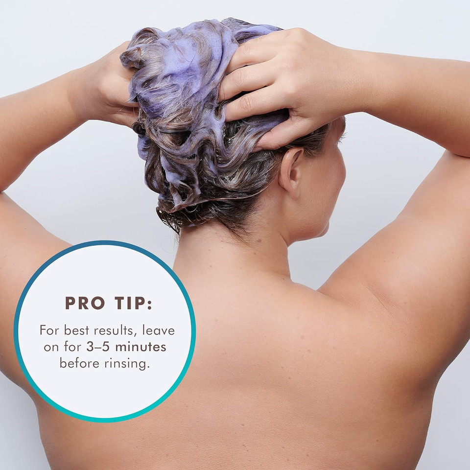 Moroccanoil Blonde Perfecting Purple Shampoo And Conditioner Bundle
