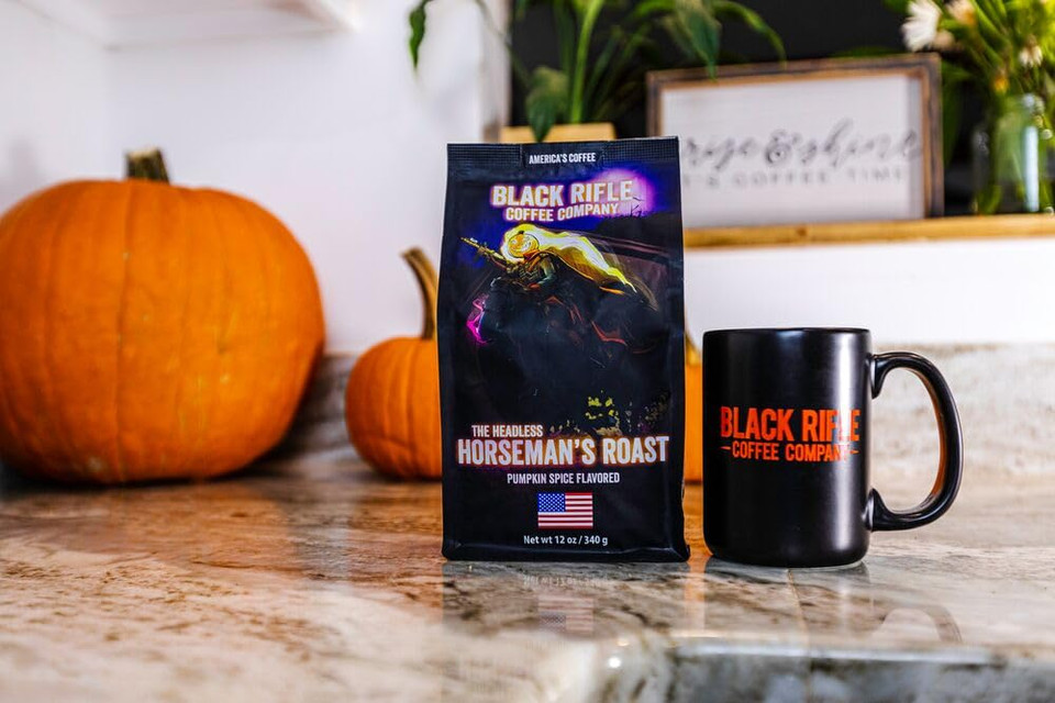 Black Rifle Coffee Company Headless Horseman, Pumpkin Spice Flavored Medium Roast Ground Coffee, 12 Oz Bag
