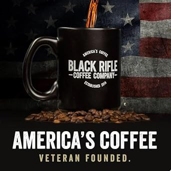 Black Rifle Coffee Bourbon Flavored Coffee K-Cup Pods, Medium Roast Coffee, 22 Ct