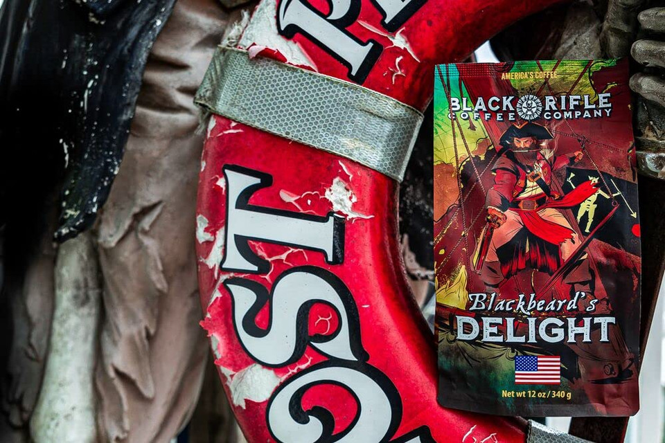 Black Rifle Coffee Company Blackbeard'S Delight, Dark Roast Whole Coffee Beans, 12 Oz Bag