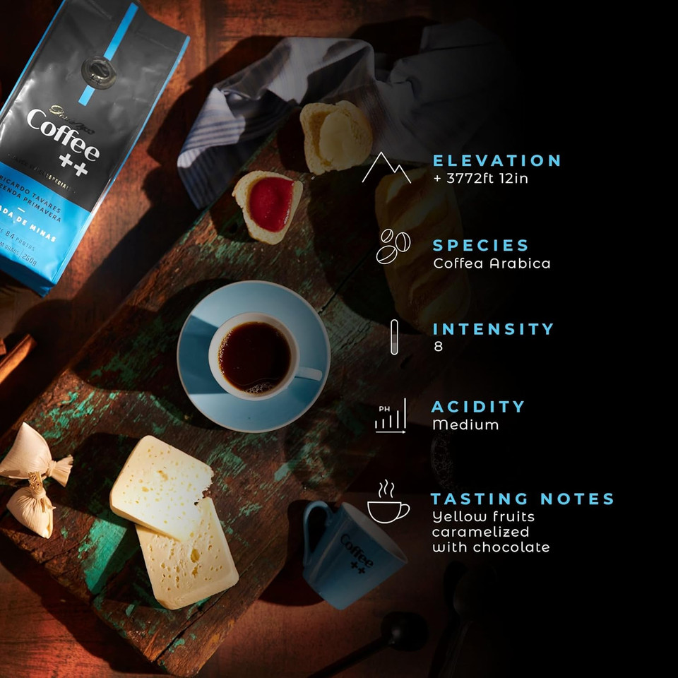 Pour Over Coffee Plus | Unique Flavor In Portable Drip Bags | Gourmet Coffee Experience, Easy To Use, Freshness, Eco-Friendly | Medium Roast Beans | Single Serve Premium Packs | Blue | 10 Servings