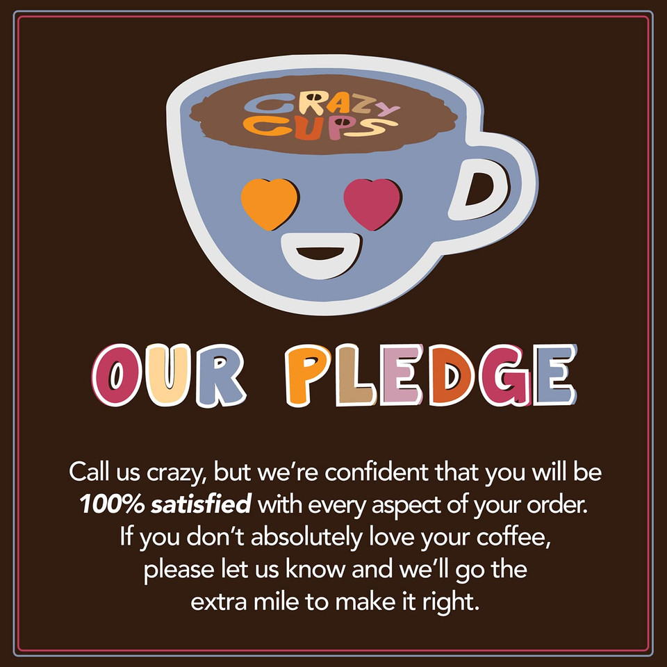 Crazy Cups Medium Roast Chocolate Coffee Lovers Coffee Pods Variety Pack, 24 Count