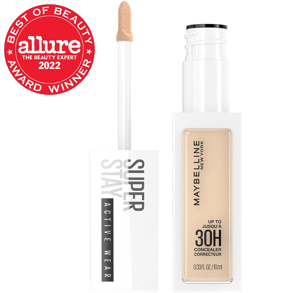 Maybelline Super Stay Liquid Concealer Makeup, Full Coverage Concealer, Up To 30 Hour Wear, Transfer Resistant, Natural Matte Finish, Oil-Free, Available In 16 Shades, 15, 1 Count15