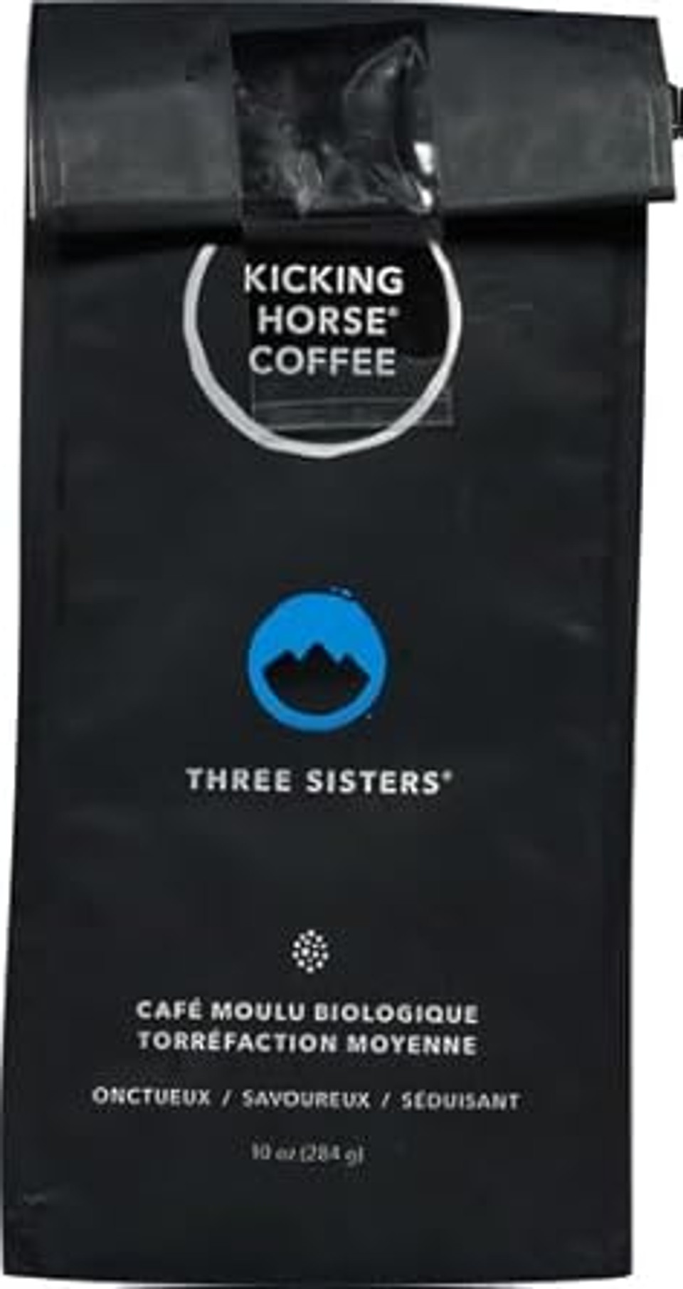 Three Sisters, Kicking Horse Coffee, Medium Roast, Ground, 10 Oz - Certified Organic, Fairtrade, Kosher Coffee