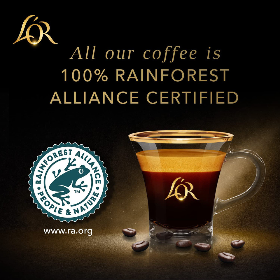 L'Or Espresso Capsules, 30 Count Caramel, Single-Serve Aluminum Coffee Capsules Compatible With The L'Or Barista System & *Nespresso Original Machines