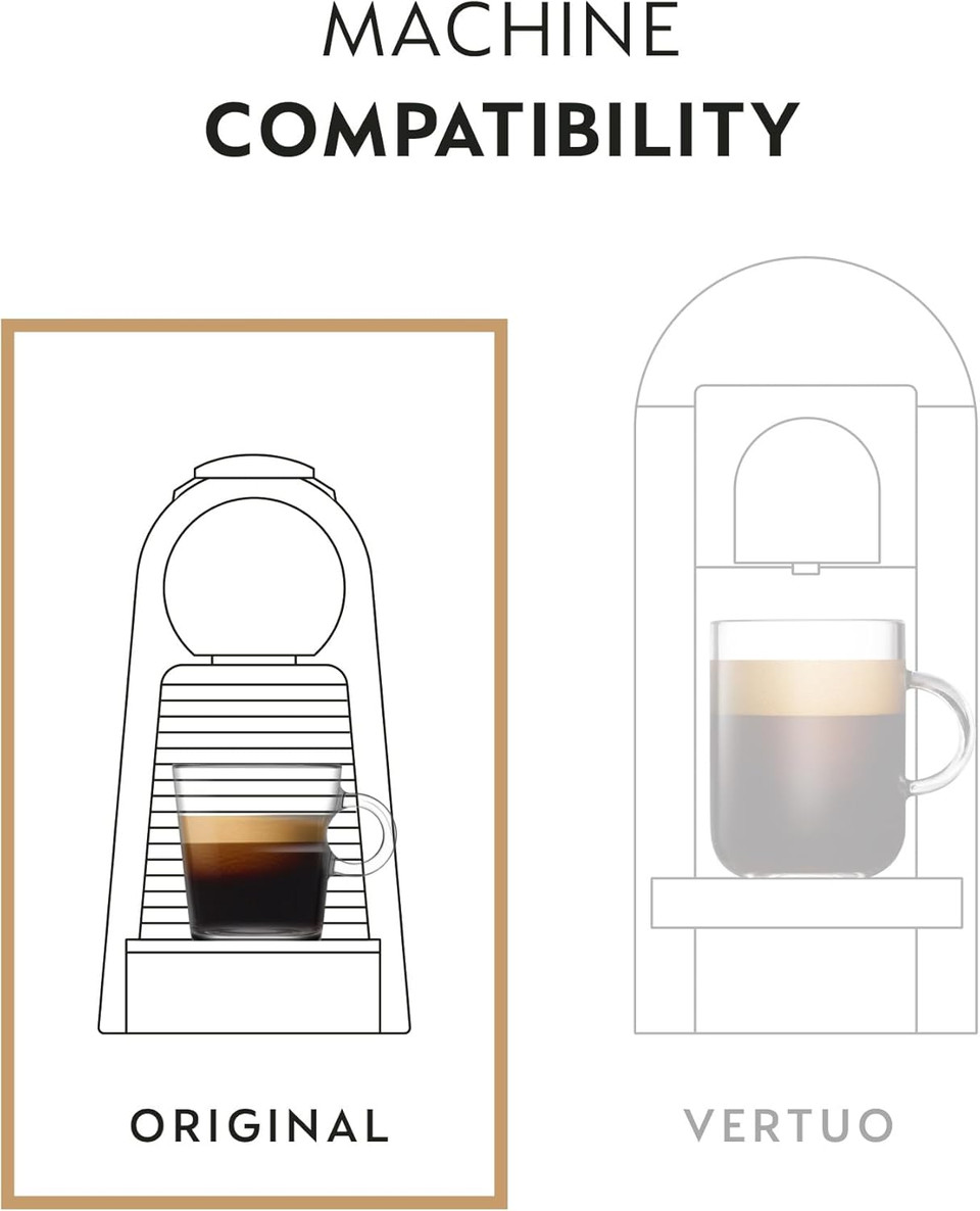 Nespresso Capsules Originalline, Ispirazione Venezia, Medium Roast Coffee Pods, 50-Count Espresso Coffee Pods