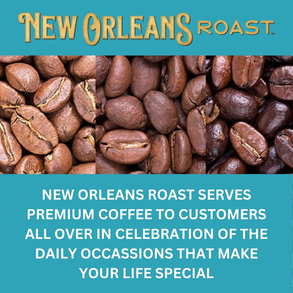 New Orleans Roast - Dark Roast Ground Coffee, 12 Oz (Pack Of 1) - A Bold And Intense Coffee Experience