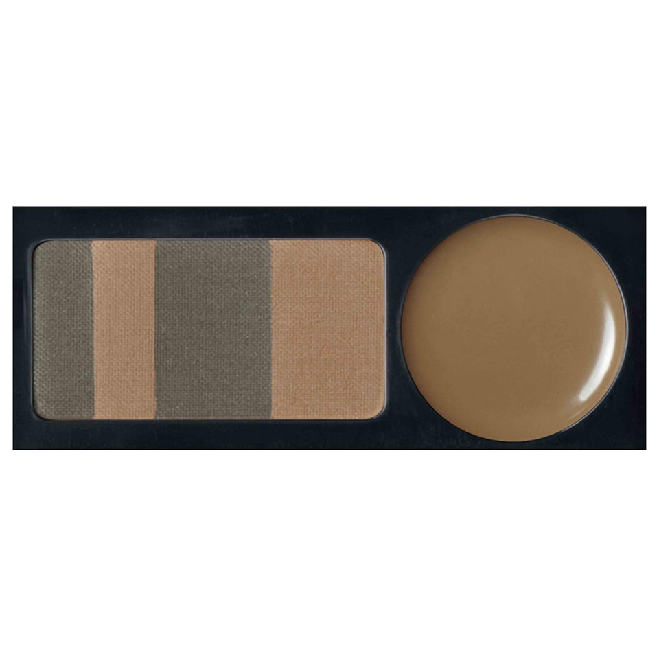 Anna Sui Eyebrow Compact - 03 Casual Olive - Complete Brow Kit - Water And Oil Repellent - Well-Sculpted And Natural-Looking - 0.10 Oz03 Casual Olive