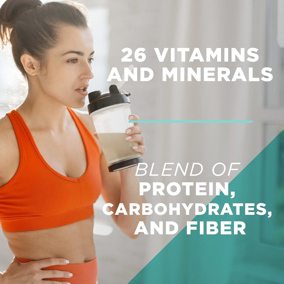 Advocare Meal Replacement Shake - Convenient, Delicious Shake Mix With Vitamins, Fiber & Protein - Contains Whey Protein, Oat Fiber, Biotin & More - Vanilla, 14 Pouches