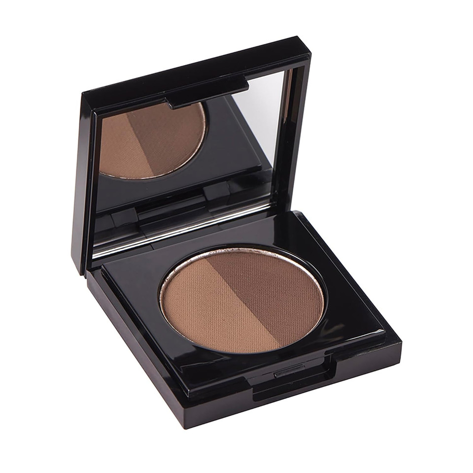 Arches & Halos Duo Luxury Brow Powder - Two-For-One Versatile Compact Powder - For Full, Defined Brows - Vegan And Cruelty Free Makeup - Neutral Brown, 0.088 Ozneutral Brown0.88 Ounce (Pack Of 1)
