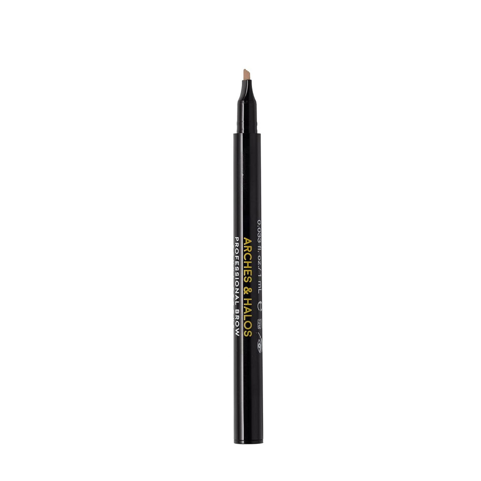 Arches & Halos Microblading Brow Shaping Pen - For A Fuller, More Defined Brow - Long-Lasting, Smudge Resistant, Rich Color - Vegan And Cruelty Free Makeup - Sunny Blonde - 0.026 Ozsunny Blonde