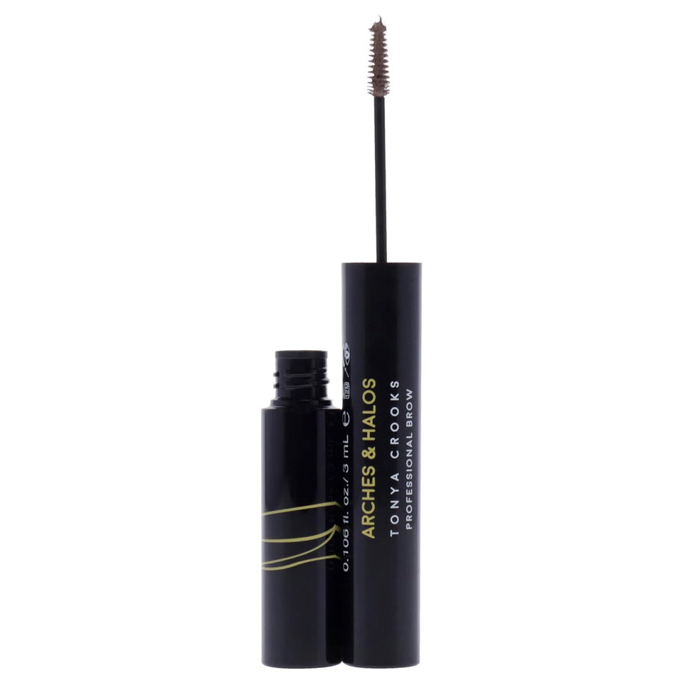 Arches & Halos Microfiber Tinted Brow Mousse - Shape And Define - For Full, Fluffy, Natural Looking Brows - Vegan And Cruelty Free Makeup - Sunny Blonde, 0.11 Ozsunny Blonde1 Count (Pack Of 1)