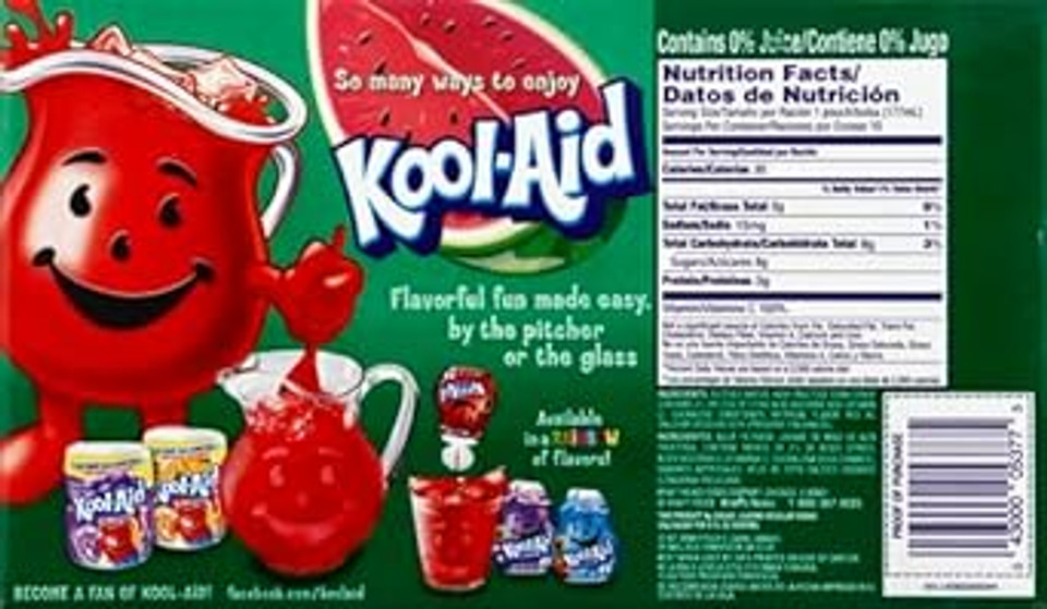 Kool-Aid Jammers Watermelon Flavored Juice Drink Pouch, 60 Fl Oz