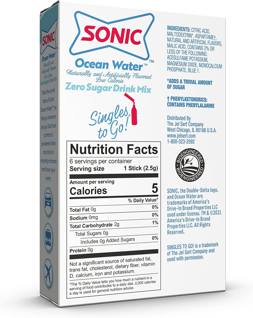 Sonic Singles To Go Variety Pack (Variety Pack - 6 Count)