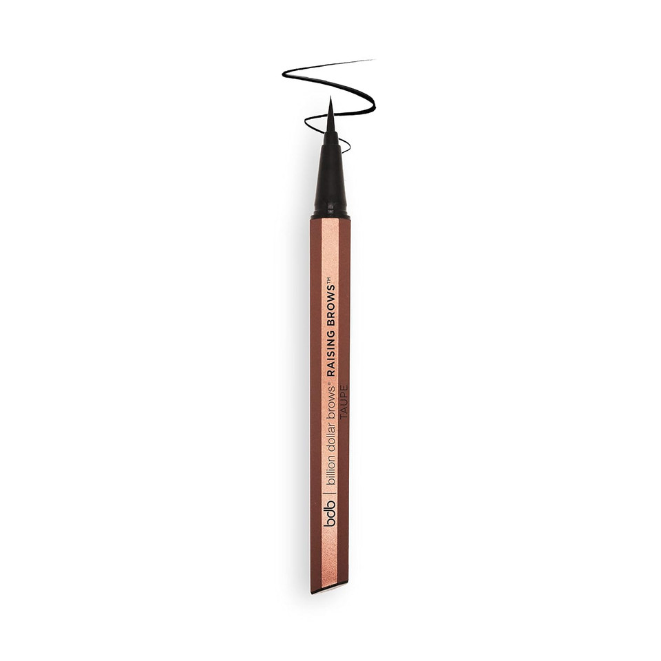 Billion Dollar Brows Raising Brows Liquid Brow Pen, Eyebrow Pen With A Microtip Applicator Creates Natural Looking Brows Effortlessly And Stays On All Day, Tauperaising Brows Liquid Brow Pen