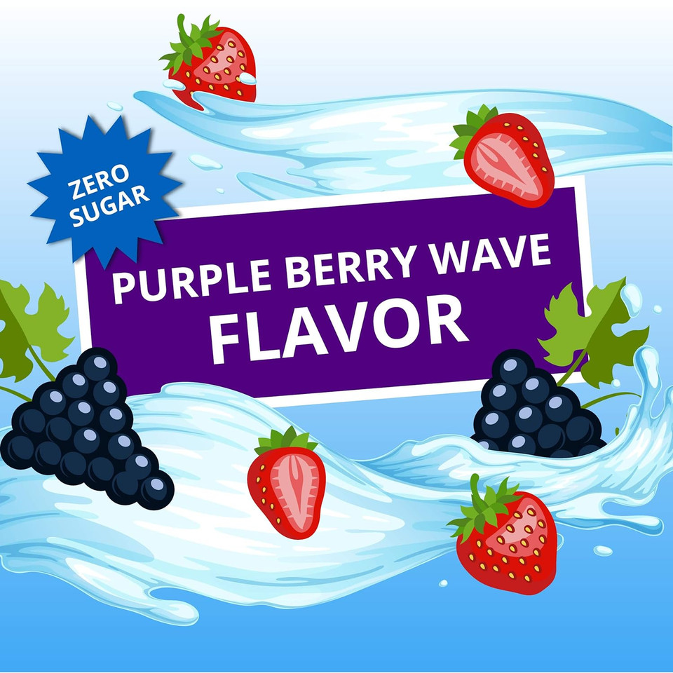 Wyler'S Light Island Punch, Purple Berry Wave, 10 Ct