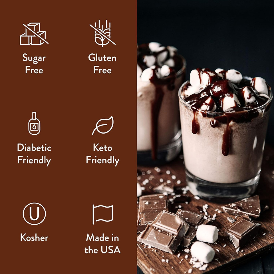 Jordan'S Skinny Syrups Sugar Free Coffee Syrup, Smore'S Flavor Drink Mix, Zero Calorie Flavoring For Lattes, Protein Shake, Food & More, Gluten Free, Keto Friendly, 25.4 Fl Oz, 2 Pack