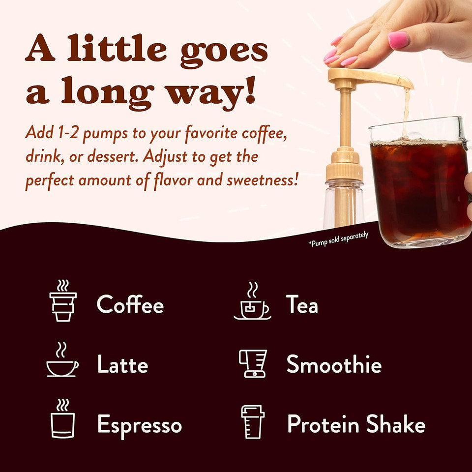 Jordan'S Skinny Syrups Sugar Free Coffee Syrup, Smore'S Flavor Drink Mix, Zero Calorie Flavoring For Lattes, Protein Shake, Food & More, Gluten Free, Keto Friendly, 25.4 Fl Oz, 2 Pack