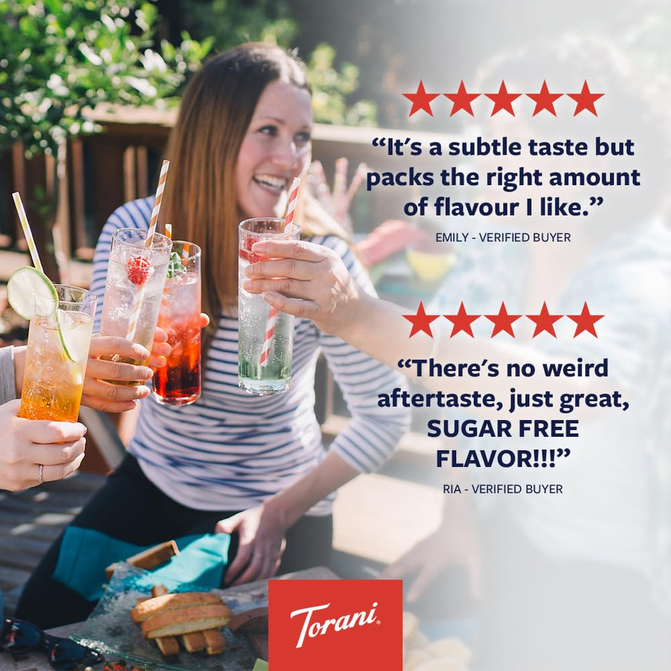 Torani Sugar Free Syrup, Coconut, 25.4 Ounce (Pack Of 4)