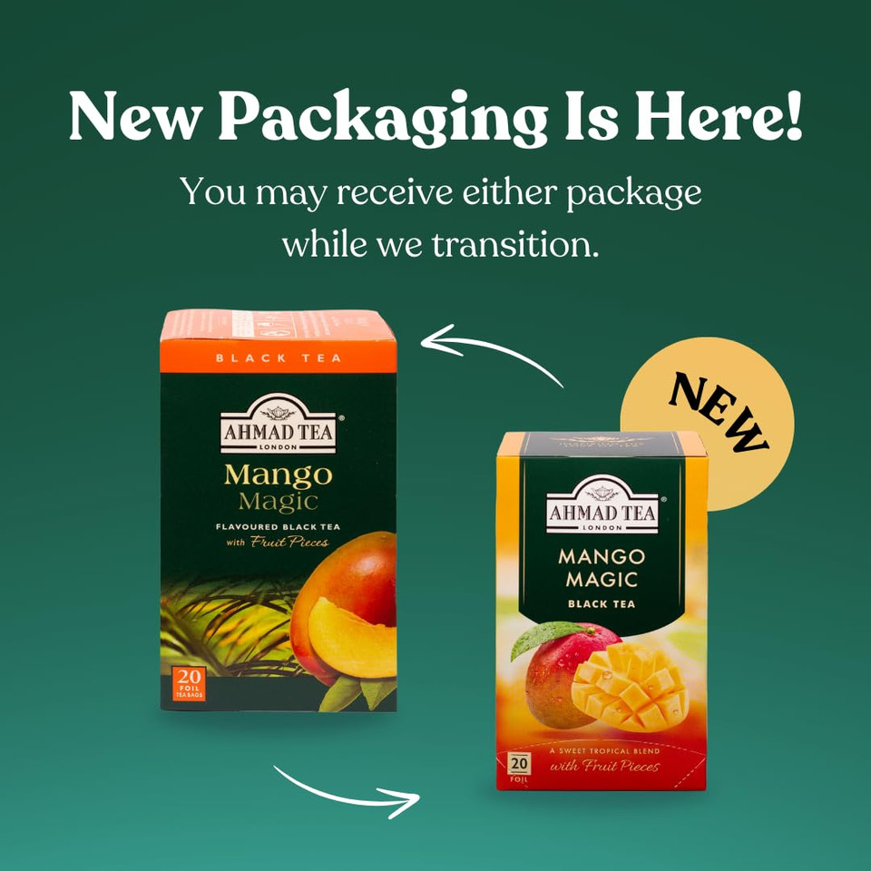 Ahmad Tea Black Tea, Cardamom Loose Leaf, 454G - Caffeinated & Sugar-Free