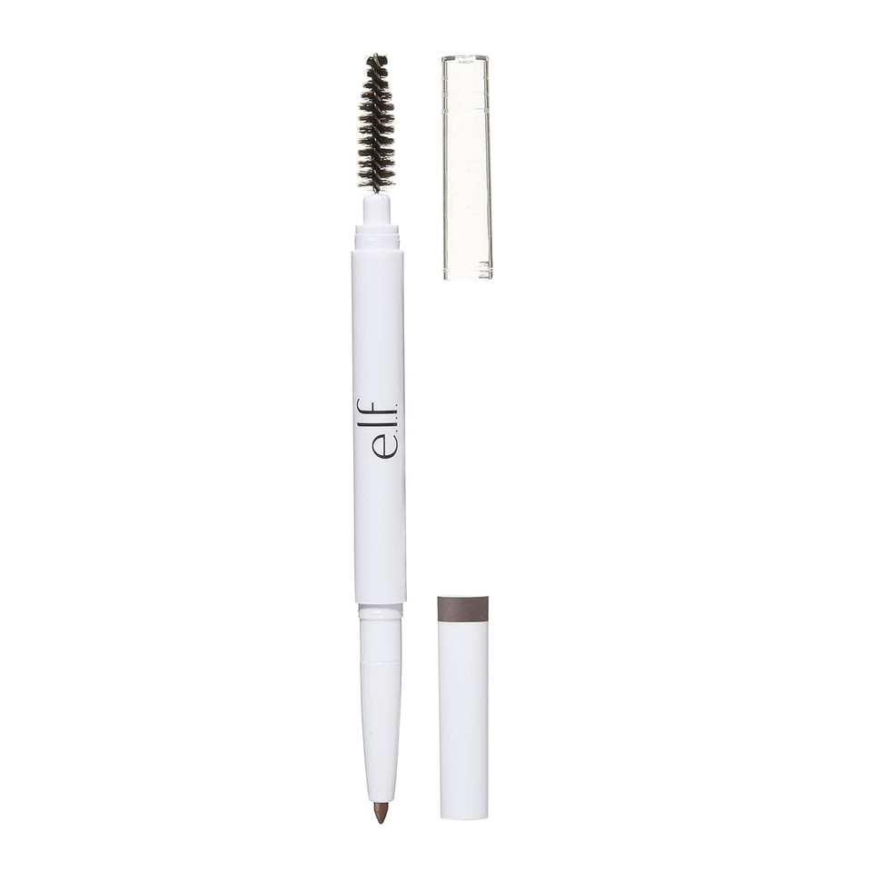 E.L.F., Instant Lift Brow Pencil, Dual-Sided, Precise, Fine Tip, Shapes, Defines, Fills Brows, Contours, Combs, Tames, Neutral Brown, 0.006 Ozneutral Brown