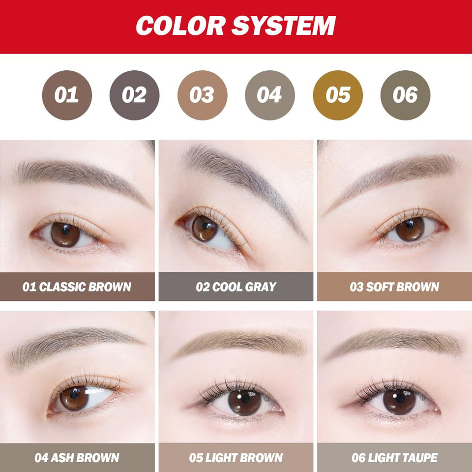 Espoir The Brow Balance Pencil #4 Ash Brown | Eye Brow Pencil That'S Natural And Easy To Draw Without Clumping | A Detailed And Rich Eyebrow Texture | Korean Makeup4 Ash Brown