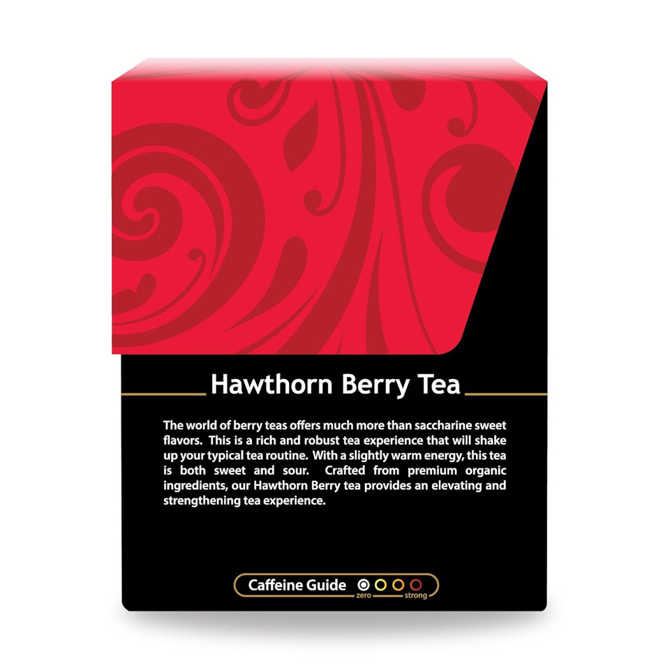 Buddha Teas Organic Hawthorn Berry Tea - Ou Kosher, Usda Organic, Ccof Organic, 18 Bleach-Free Tea Bags