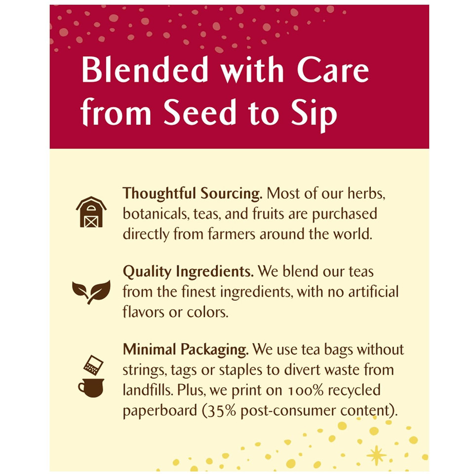 Celestial Seasonings Herbal Tea, Sangria Zinger, 20 Count