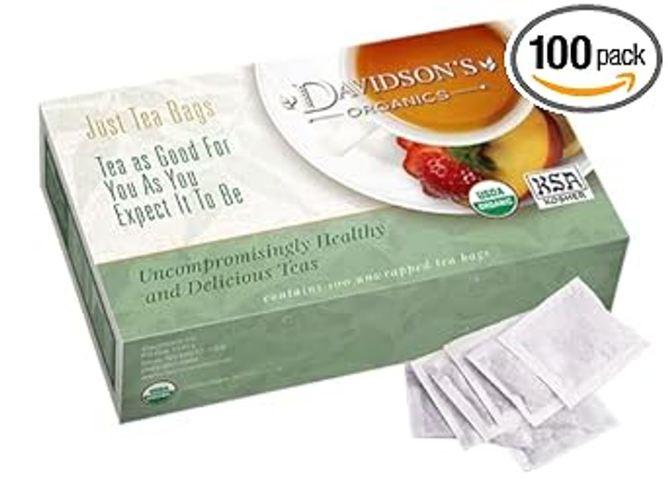Davidson'S Organics, South African Green Honeybush, 100-Count Unwrapped Tea Bags