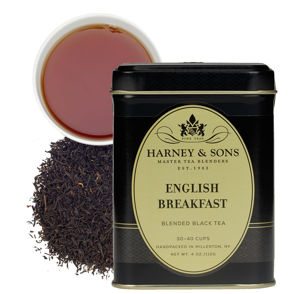 Harney & Sons Loose Leaf Black Tea, English Breakfast, 4 Ounce