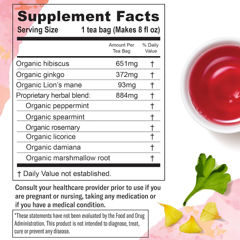 Numi Organic Damiana Herbal Tea Variety Pack - Relax, Focus & Uplift With Damiana, Butterfly Pea Flower, Lemon Balm, Gingko (Pack Of 3), 16 Count Herbal Tea Bags Numi Organic Damiana Herbal Tea Variety Pack - Relax, Focus & Uplift With Damiana, Butterfly Pea Flower, Lemon Balm, Gingko (Pack Of 3), 16 Count Herbal Tea Bags