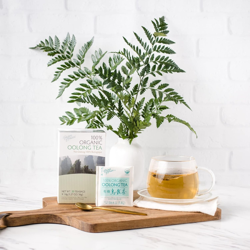 Prince Of Peace Organic Oolong Tea, 20 Tea Bags  100% Organic Black Tea  Unsweetened Black Tea  Lower Caffeine Alternative To Coffee  Herbal Health Benefits