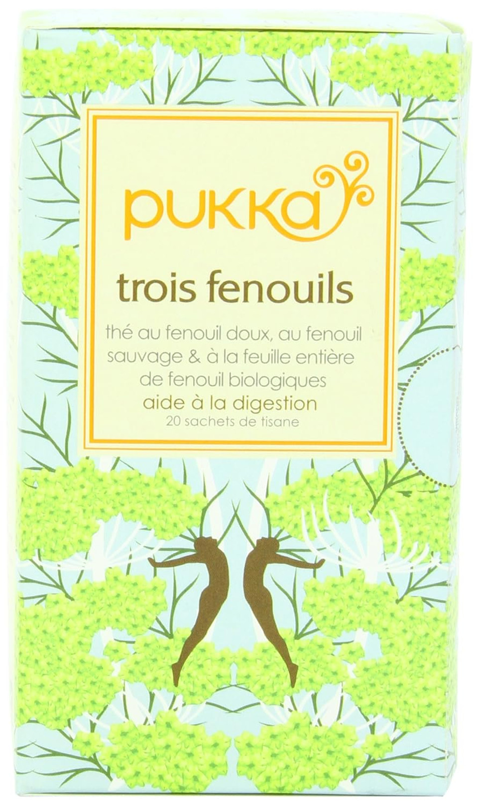 Pukka Organic Teas, Three Fennel, 20 Count